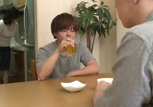 Mature nipples getting sucked in a hot porn vid