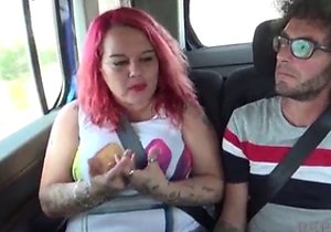 Outdoor mature fuck scene with an edgy older lady