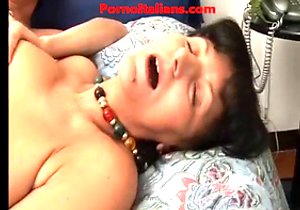 Dark-haired lady is happy to cum with his meat inside